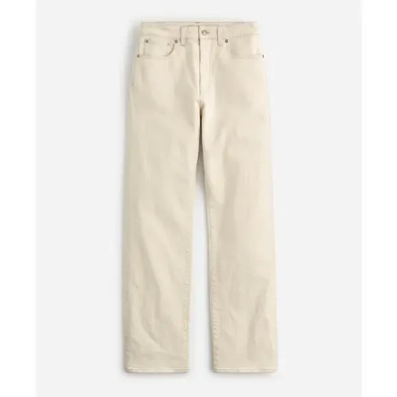 New Madewell The Curvy '90s Straight Jean Ivory Size W28 Tall - Picture 16 of 16